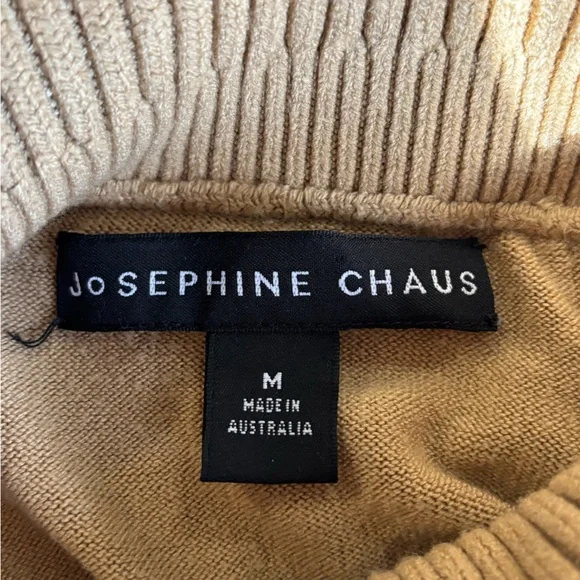 Josephine Chaus Camel Cowl Neck Sweater NWOT - Picture 4 of 4